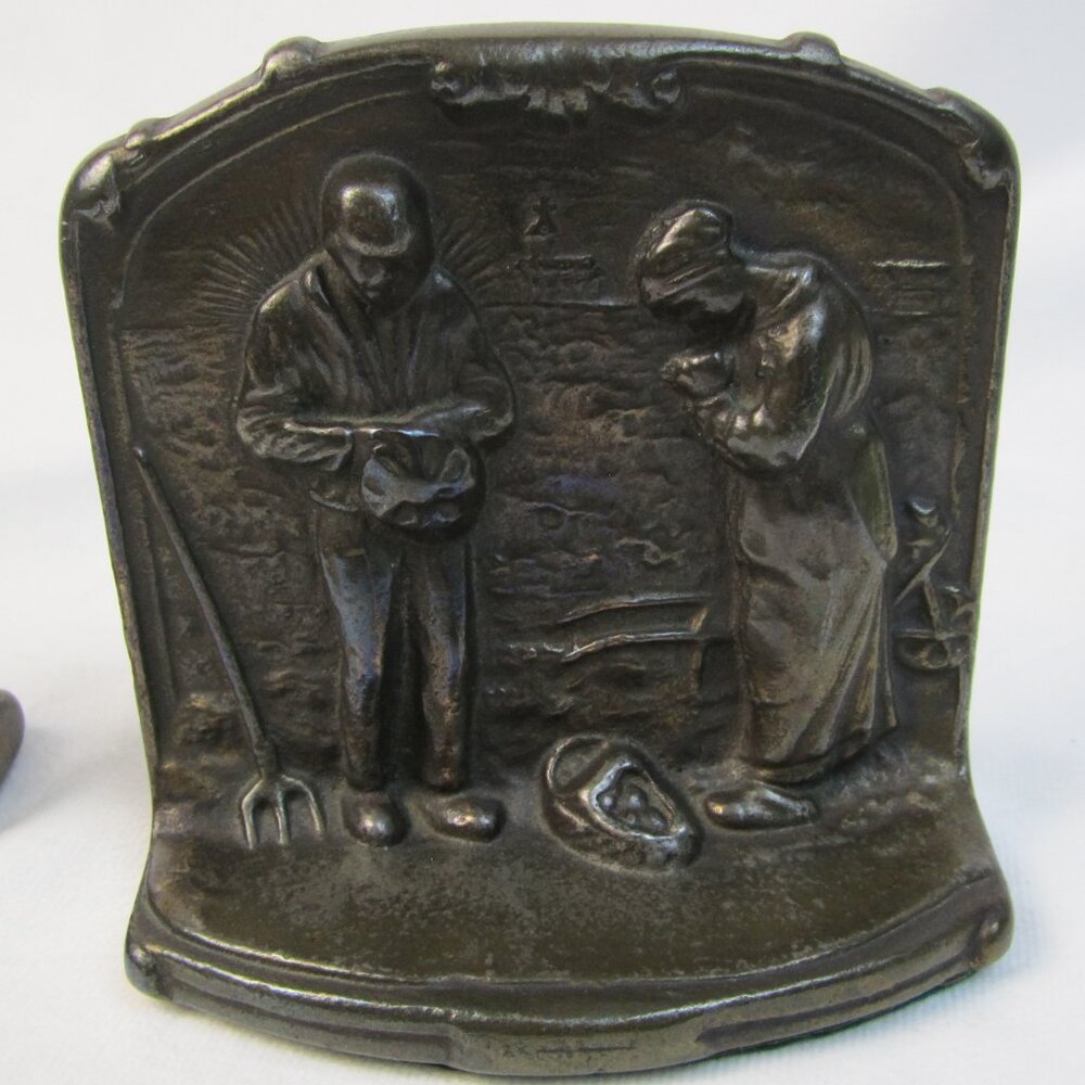 Vintage Call To Prayer Metal Book Ends